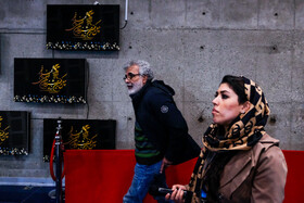 بهروز افخمی در حاشیه نخستین روز چهل و یکمین جشنواره بین‌المللی فیلم فجر