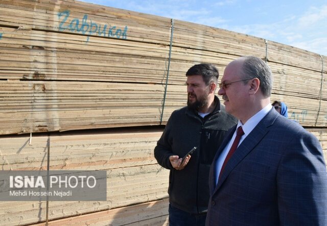 بازدید سفیر بلاروس در ایران از زیرساخت های اقتصادی آستارا + عکس