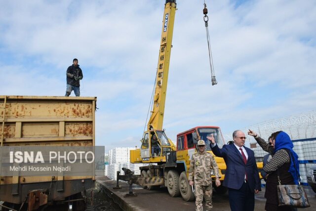 بازدید سفیر بلاروس در ایران از زیرساخت های اقتصادی آستارا + عکس