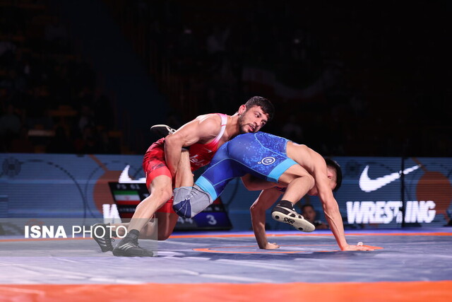 کشتی آزاد قهرمانی آسیا/ ثانیه پایانی بلای جان اطری شد کشتی آزاد قهرمانی آسیا/ ثانیه پایانی بلای جان اطری شد