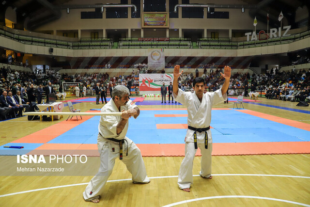 مسابقات کاراته بانوان انتخابی تیم ملی در مازندران برگزارشد