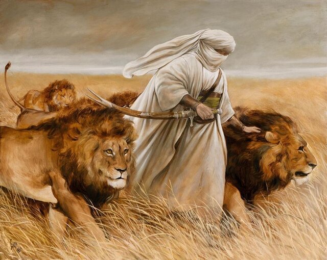 نقاشی جدید حسن روحالامین برای حضرت علی(ع)