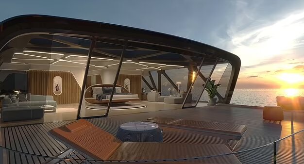 سفر مخفیانه ثروتمندان با یک کشتی تفریحی نامرئی!