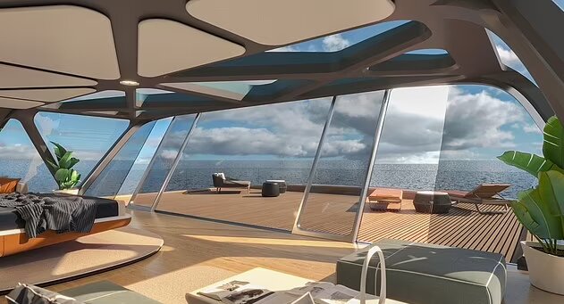 سفر مخفیانه ثروتمندان با یک کشتی تفریحی نامرئی!