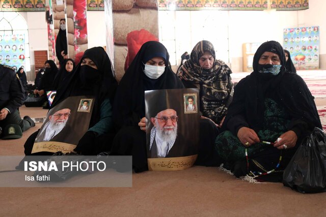 مراسم تشییع پیکر شهید مدافع امنیت در یاسوج