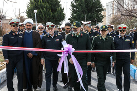 سردار رادان در حال افتتاح مرکز پاسخگویی پلیس راهور 