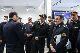 سردار رادان در مرکز پاسخگویی پلیس راهور 