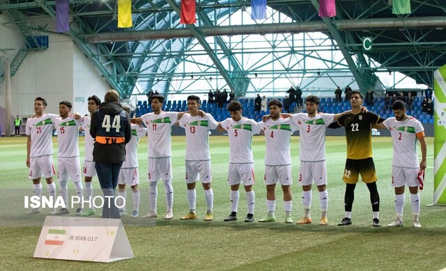تصویر آرشیوی است. همگروهی ایران با افغانستان در جام ملتهای فوتبال زیر ۱۷ سال آسیا