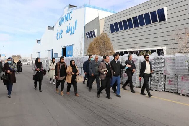 بازدید اصحاب رسانه کرمان از واحدهای صنعتی و معدنی شهرستان رفسنجان + تصاویر