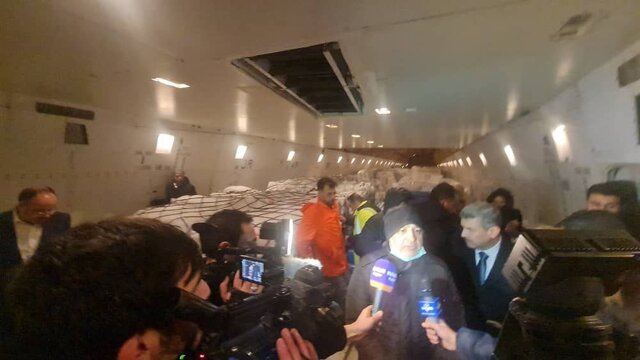 اولین محموله کمکهای انساندوستانه ایران به زلزلهزدگان سوریه، وارد این کشور شد