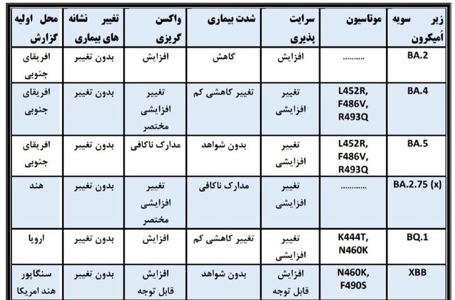 مقایسه جدیدترین جهش کرونا با سویههای قبلی/ آخرین اطلاعات از امیکرون XBB.۱.۵