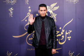 هادی محمدپور، کارگردان در حاشیه هشتمین روز از چهل و یکمین جشنواره بین‌المللی فیلم فجر