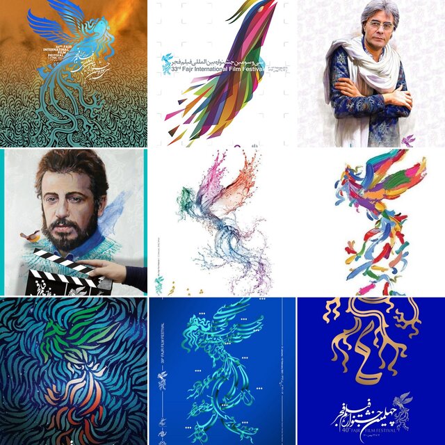 پوستر سالهای اخیر جشنوارۀ فیلم فجر گَشتی ۱۰ ساله در پوسترهای جشنواره فیلم فجر