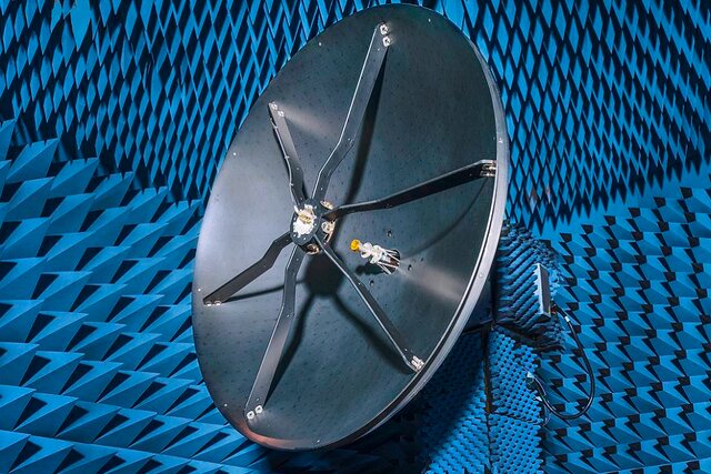 رونمایی از آنتن بزرگ تلسکوپ فضایی «نانسی گریس رومن» رونمایی از آنتن بزرگ تلسکوپ فضایی «نانسی گریس رومن»