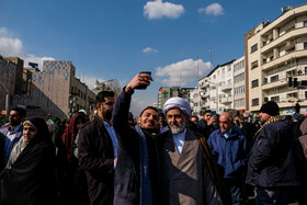 حضور حسین طائب در مراسم راهپیمایی ۲۲ بهمن