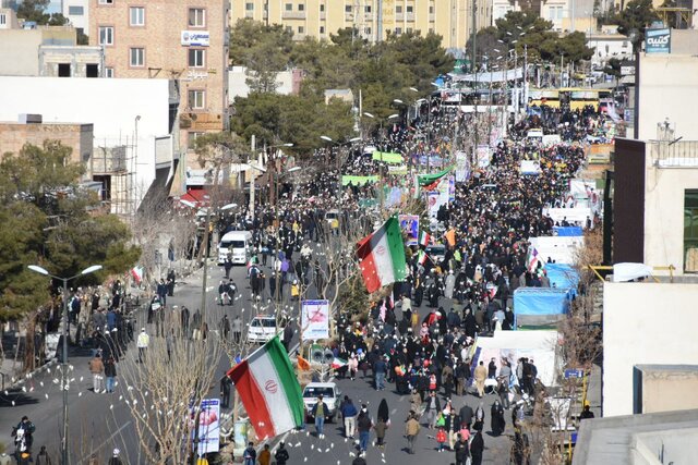 برپایی راهپیمایی ۲۲ بهمن در استان سمنان 