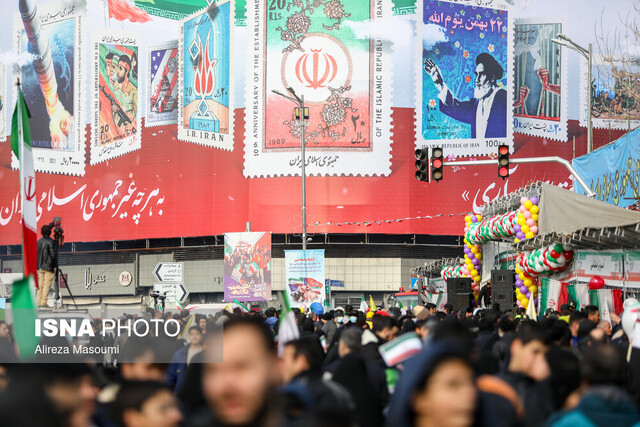 حاشیهنگاری فرهنگی از راهپیمایی ۲۲ بهمن