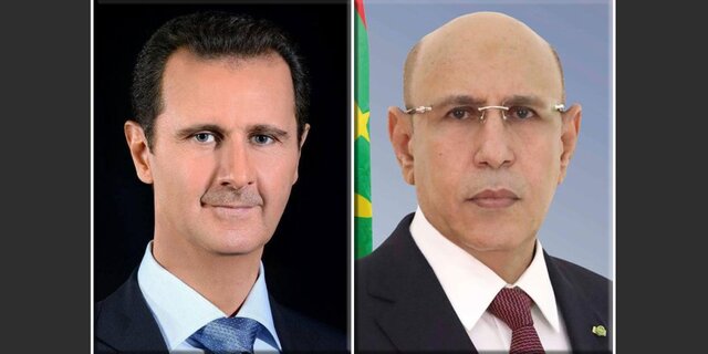تماس تلفنی رئیس‌جمهور موریتانی با اسد/ تأکید نواکشوت بر حمایت از دمشق 