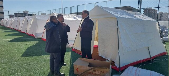 برپایی کمپ اسکان مجهز به امکانات خدماتی و بهداشتی ایران در شهر «آدیمان» ترکیه برپایی کمپ اسکان مجهز به امکانات خدماتی و بهداشتی ایران در شهر «آدیمان» ترکیه
