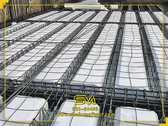 آشنایی با تیرچههای کرومیت و بتنی، میلگرد ساده و یونولیت در شهر مفتول