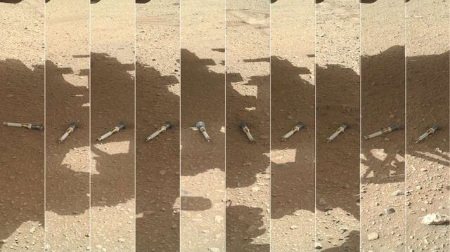 نمونههای مریخ در چنگ مریخنورد «استقامت»