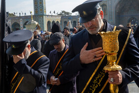 دسته عزاداری خادمین کریمه اهل بیت(س) در روز شهادت امام موسی کاظم(ع)