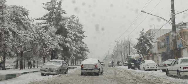بارش سنگین هفتمین برف زمستانی در یاسوج