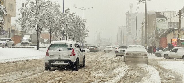 بارش سنگین هفتمین برف زمستانی در یاسوج