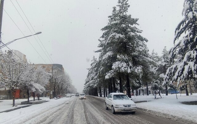 بارش سنگین هفتمین برف زمستانی در یاسوج