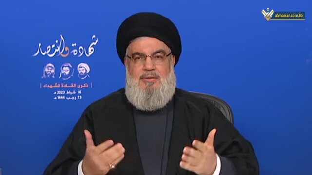 سید حسن نصرالله خطاب به آمریکا: در صورت آشوب در لبنان، منتظر آشوب در تمام منطقه باشید  سید حسن نصرالله خطاب به آمریکا: در صورت آشوب در لبنان، منتظر آشوب در تمام منطقه باشید