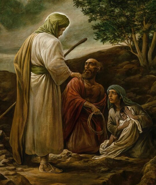 تابلونقاشی جدید حسن روحالامین برای مبعث