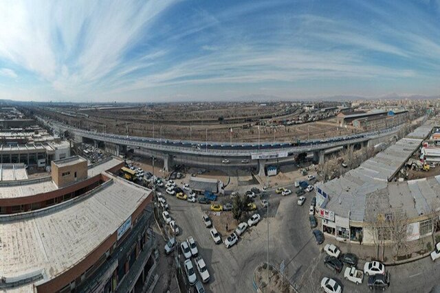 افتتاح تقاطع غیر همسطح در تبریز 