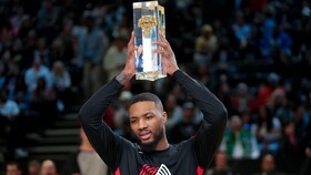 چالش سه‌امتیازی آل‌استار NBA با قهرمانی لیلارد + فیلم