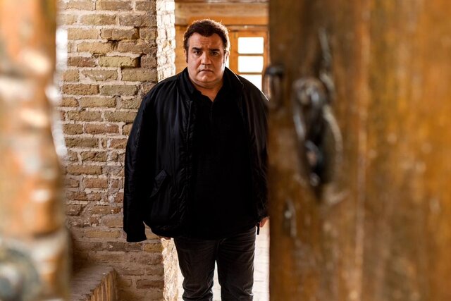 شهرام عبدلی مقابل دوربین سریال دچار عارضه مغزی نشد + تصاویر