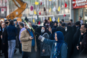 تشییع پیکر آتش نشان شهید رضا دارابی