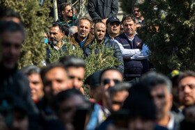 تشییع پیکر آتش نشان شهید رضا دارابی