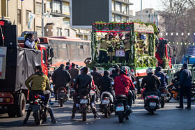 تشییع پیکر آتش نشان شهید رضا دارابی