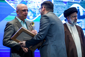 سید ابراهیم رئیسی، رئیس جمهور و محمدعلی زلفی گل در سی و ششمین جشنواره بین‌المللی خوارزمی