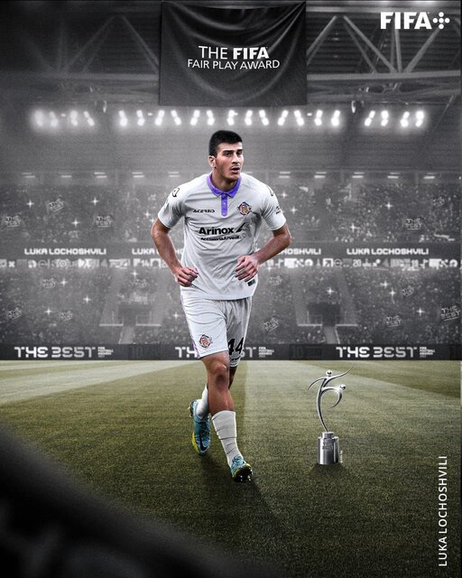 علی دایی، اهداکننده جایزه بازی جوانمردانه فیفا