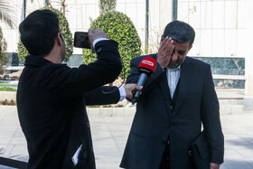 عزت‌الله ضرغامی، وزیر میراث فرهنگی، گردشگری و صنایع دستی در حاشیه جلسه هیات دولت - ۱۰ اسفند