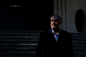 محمد اسلامی، رییس سازمان انرژی اتمی در حاشیه جلسه هیات دولت - ۱۰ اسفند