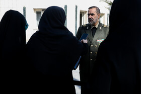 امیر آشتیانی، وزیر دفاع در حاشیه جلسه هیات دولت - ۱۰ اسفند