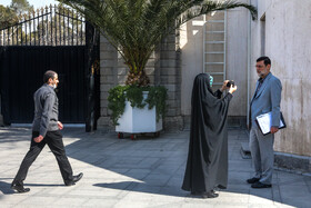 سید امیرحسین قاضی‌زاده هاشمی، رییس بنیاد شهید در حاشیه جلسه هیات دولت - ۱۰ اسفند