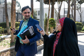 روح‌الله دهقانی فیروز‌آبادی، معاون علمی رییس جمهور در حاشیه جلسه هیات دولت - ۱۰ اسفند