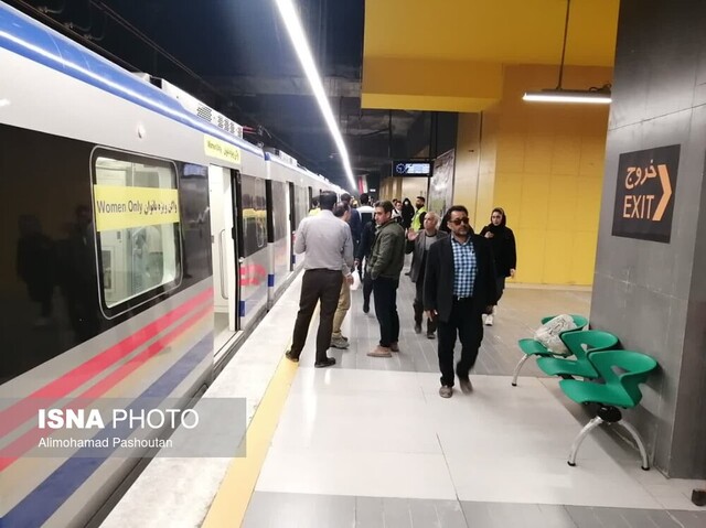 شروع مسافرگیری خط ۲ مترو شیراز
