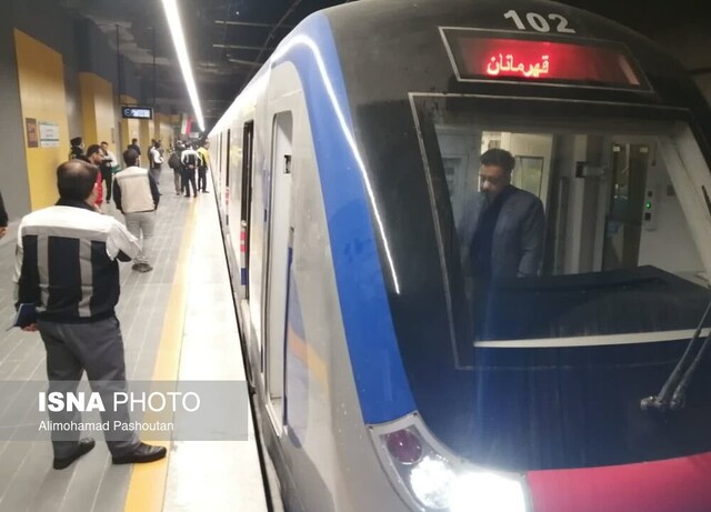 شروع مسافرگیری خط ۲ مترو شیراز