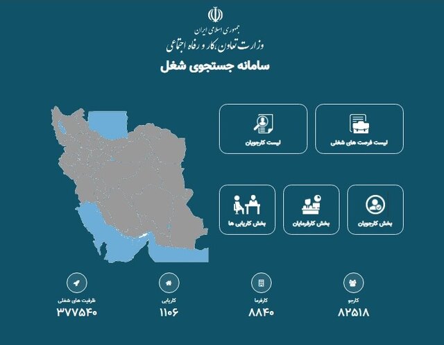 تازهترین آمار ثبتنام متقاضیان کار