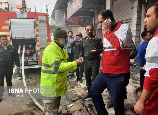 عکس تزئینی است مهار کامل آتش سوزی بخش اورژانس بیمارستان رازی / فرد خاطی دستگیر شد