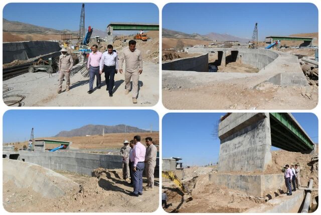 پیشرفت بالای ۸۸ درصدی تقاطع غیر همسطح ورودی دانشگاه لرستان