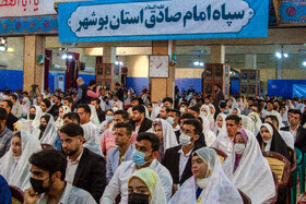 ازدواج ۳۰۰ زوج جوان بوشهری با حضور رئیس جمهور